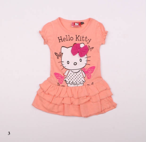 بلوز دخترانه 100905 سایز 3 تا 18 ماه مارک HELLO KITTY