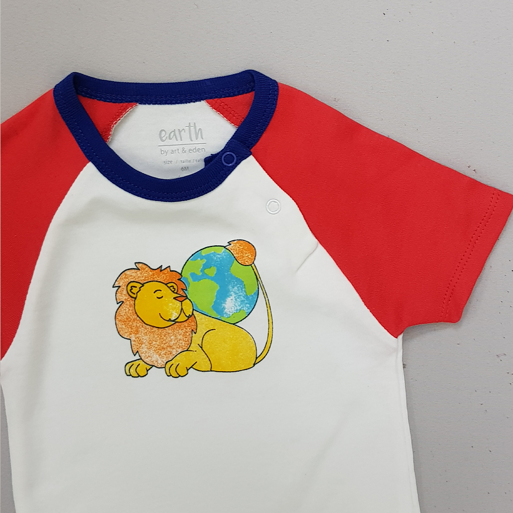 بادی پسرانه 27125 سایز 3 تا 18 ماه کد 8 مارک earth
