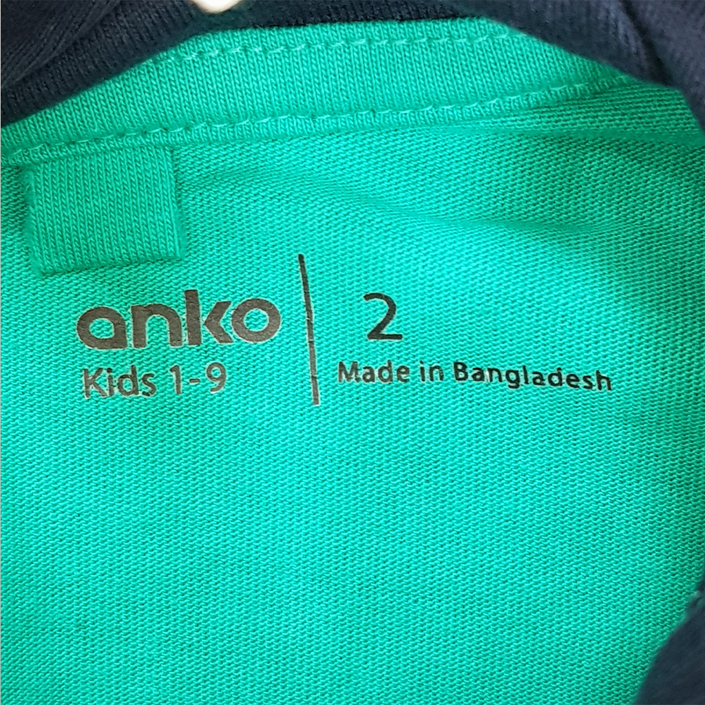 تی شرت کلاه دار پسرانه 27233 سایز 1 تا 9 سال مارک ANKO
