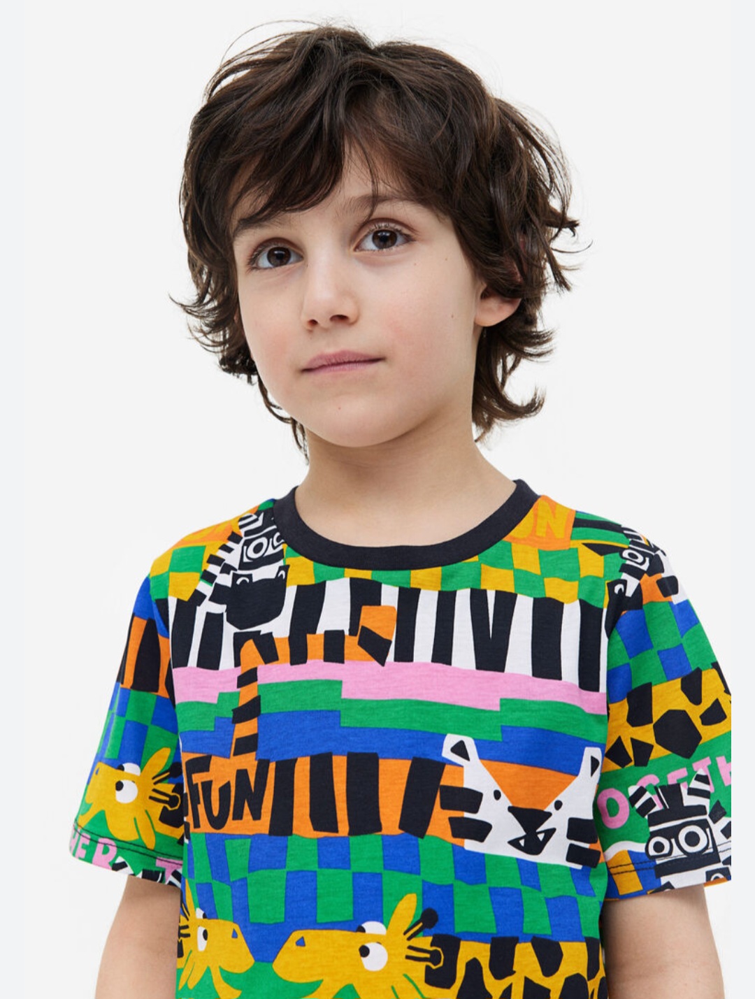 تی شرت پسرانه 27216 سایز 1.5 تا 10 سال مارک H&M
