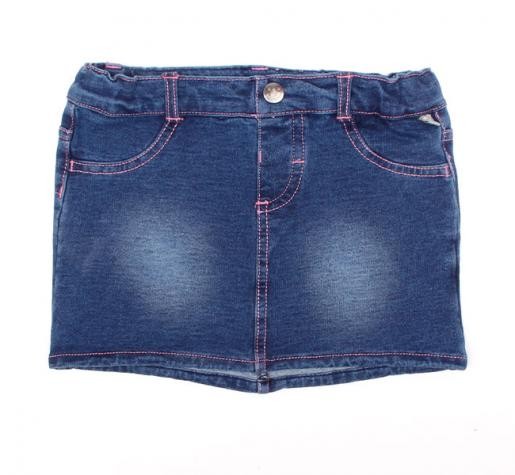 دامن جینز کاغذی دخترانه 11468 سایز 6 ماه تا 2 سال مارک liegelind