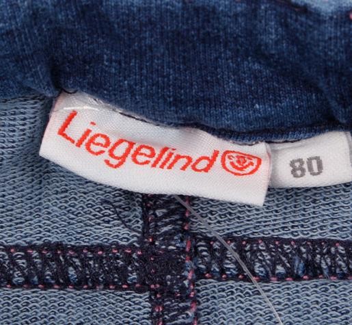 دامن جینز کاغذی دخترانه 11468 سایز 6 ماه تا 2 سال مارک liegelind
