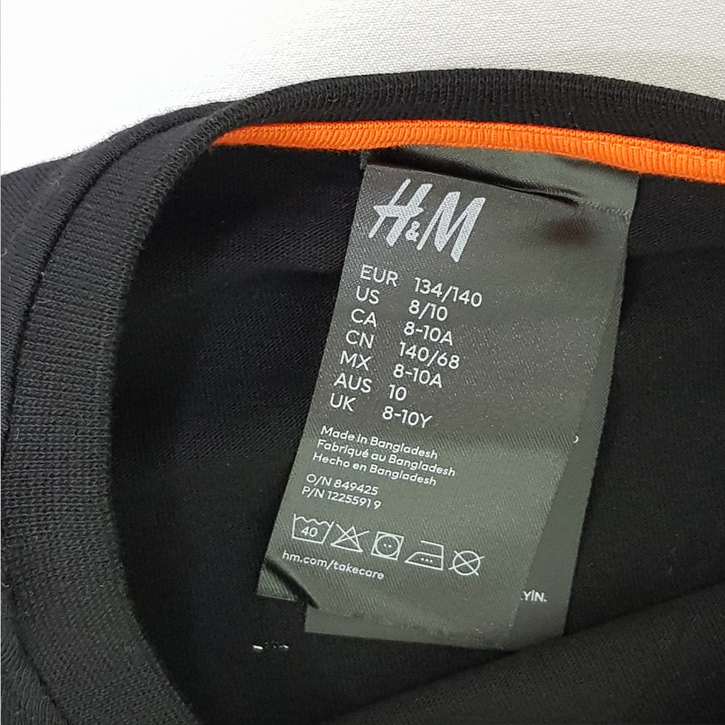 تی شرت پسرانه 27315 سایز 9 تا 15 سال مارک H&M