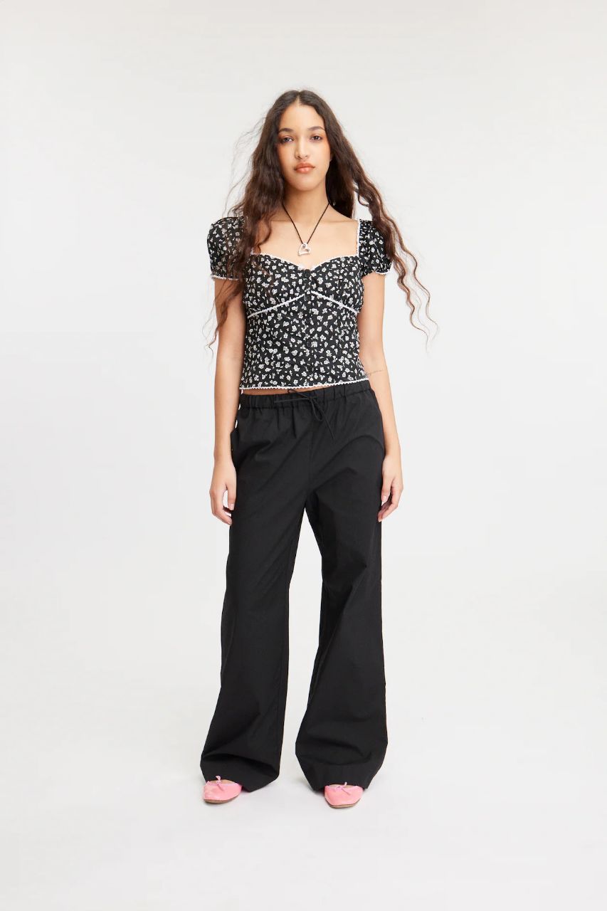 شلوار دخترانه 27537 سایز 8 تا 14 سال مارک H&M