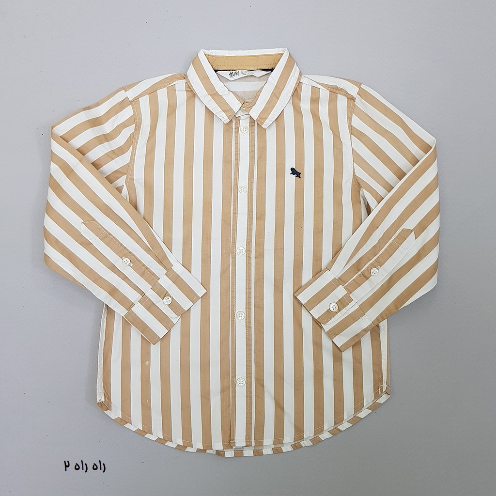 پیراهن پسرانه 21564 سایز 1.5 تا 10 سال کد 1 مارک H&M   *