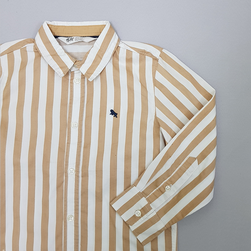 پیراهن پسرانه 21564 سایز 1.5 تا 10 سال کد 1 مارک H&M   *