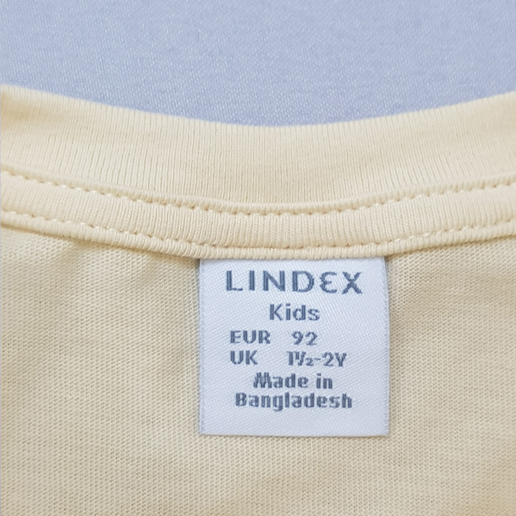 تی شرت پسرانه 27223 سایز 1.5 تا 10 سال مارک LINDEX   *