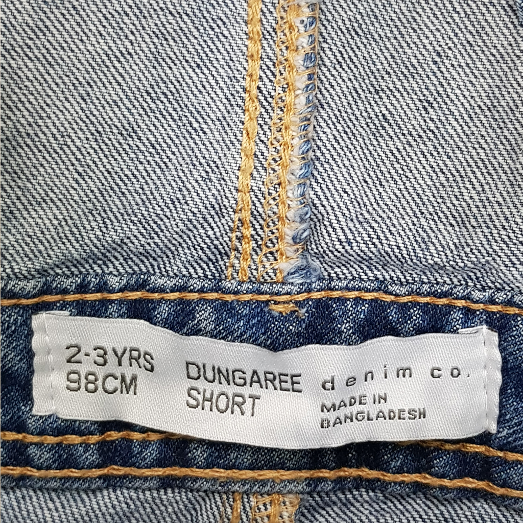 رامپر جینز دخترانه 27604 سایز 1.5 تا 8 سال مارک Primark