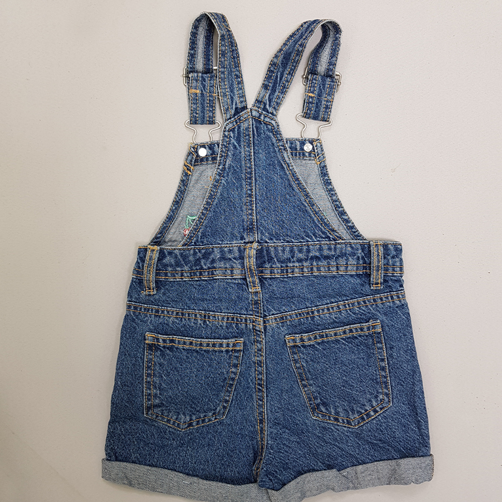 رامپر جینز دخترانه 27604 سایز 1.5 تا 8 سال مارک Primark