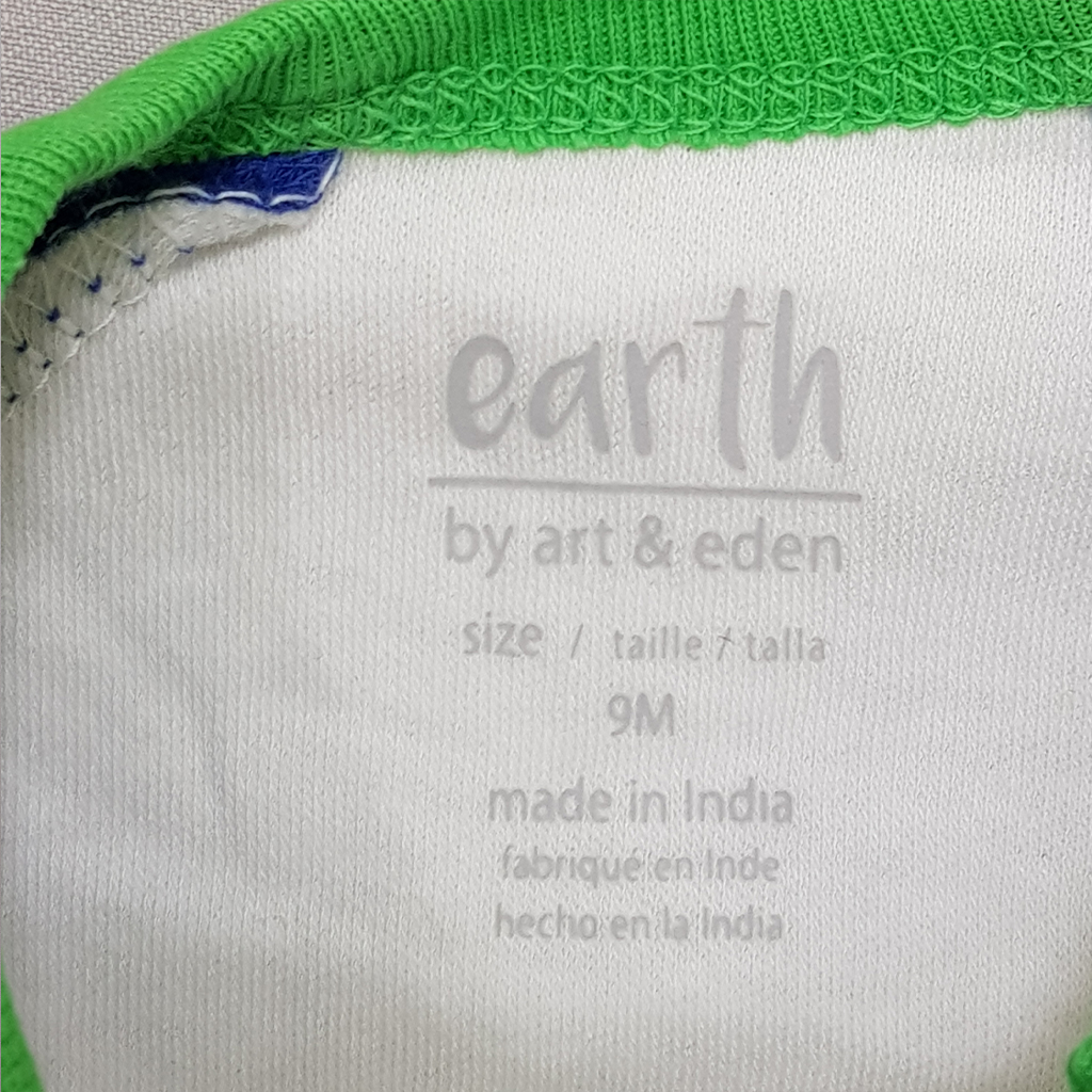 بادی پسرانه 27125 سایز بدوتولد تا 18 ماه کد 19 مارک earth