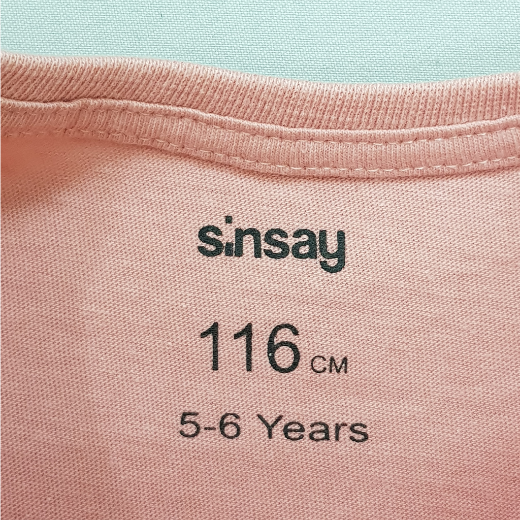 تی شرت دخترانه 27553 سایز 3 تا 9 سال مارک SINSAY