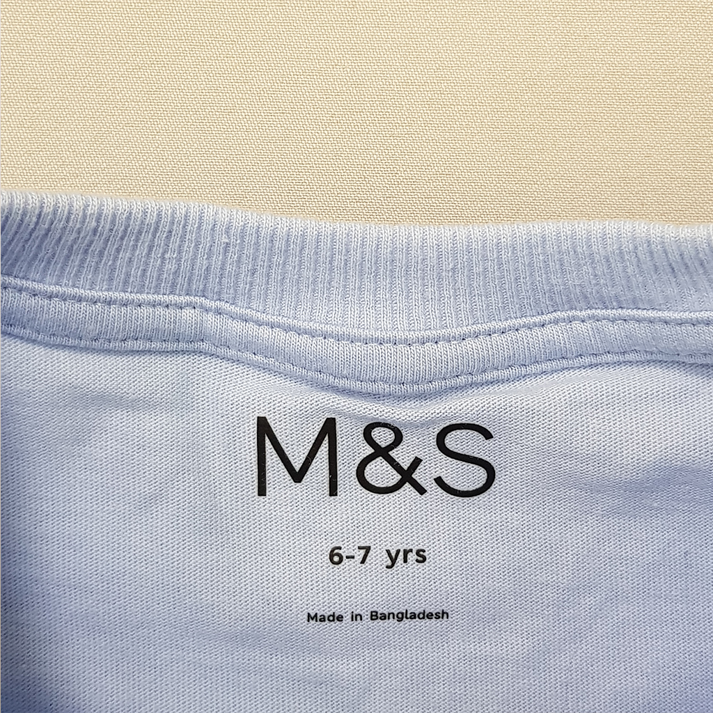 تی شرت پسرانه 27394 سایز 6 تا 16 سال مارک M&S