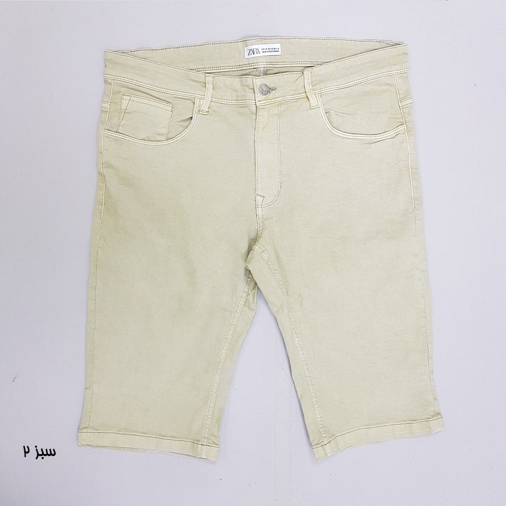 شلوارک جینز مردانه 27456 سایز 30 تا 40 مارک ZARA
