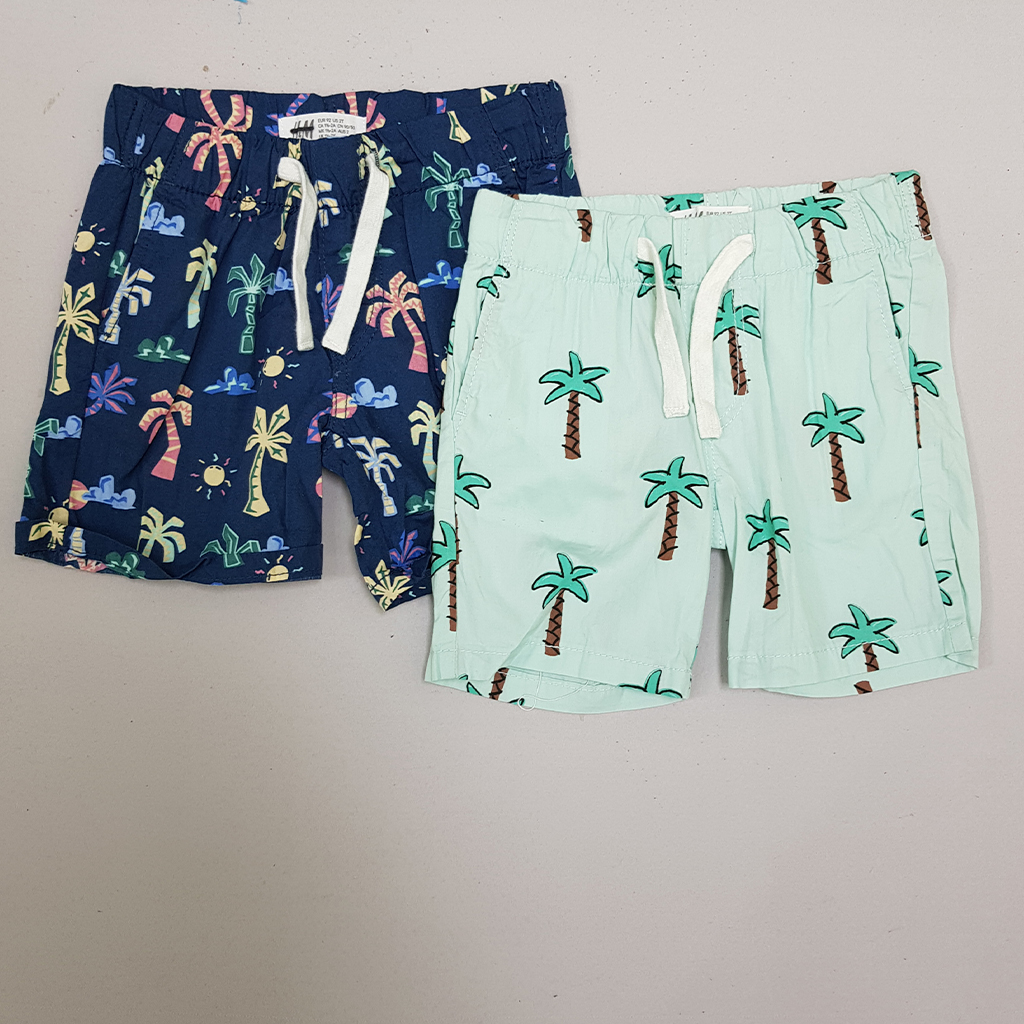 شلوارک پسرانه 27585 سایز 1.5 تا 6 سال مارک H&M