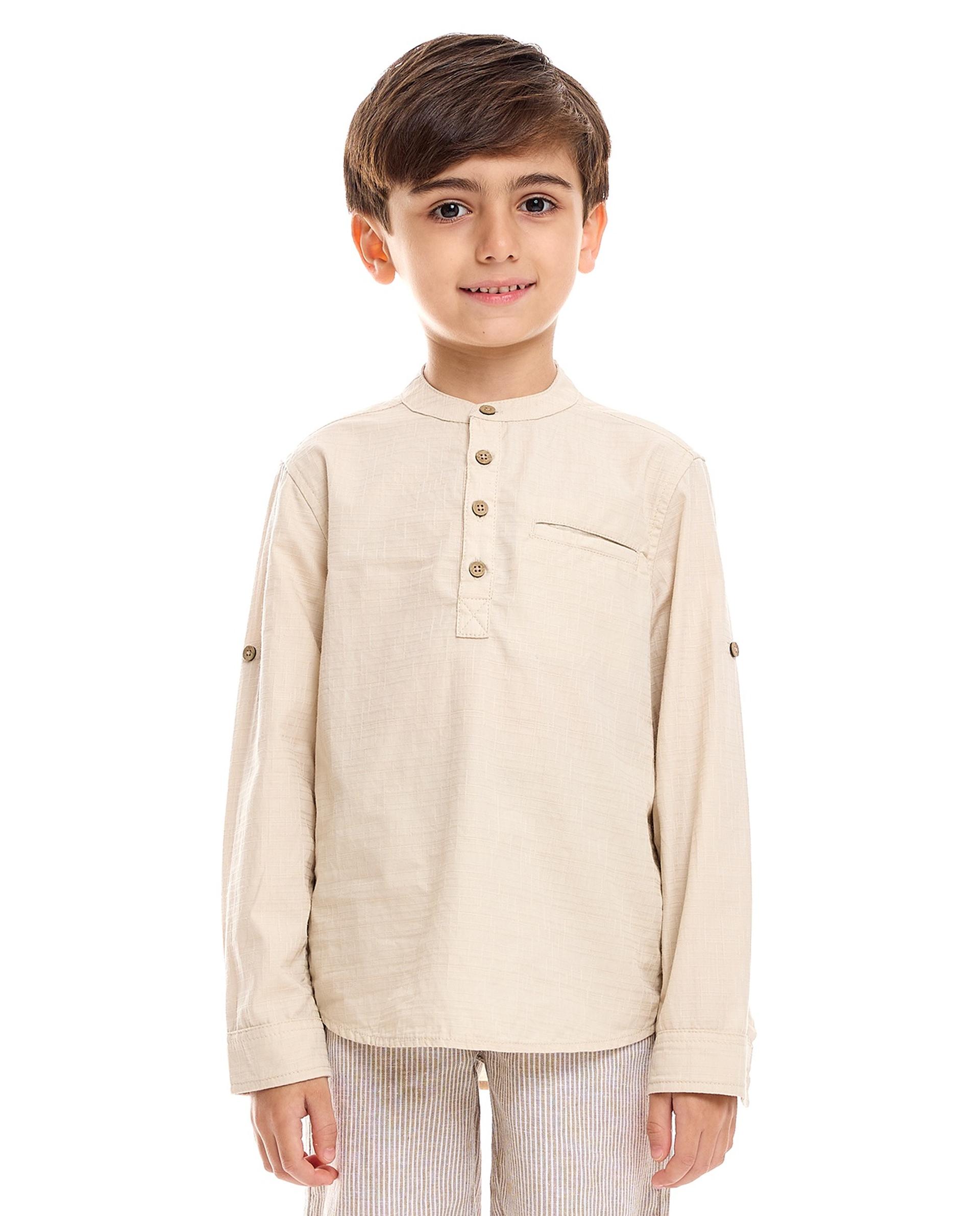 پیراهن پسرانه 27665 سایز 2 تا 10 سال مارک UNIT KIDS