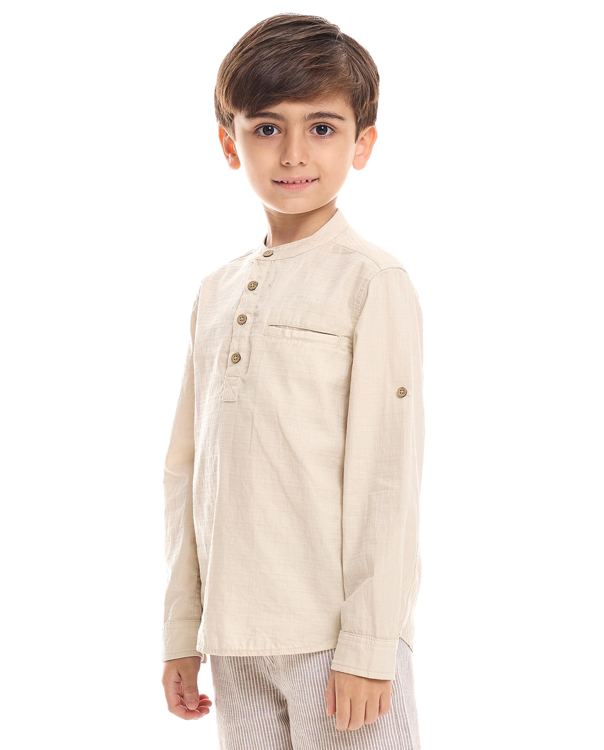 پیراهن پسرانه 27665 سایز 2 تا 10 سال مارک UNIT KIDS