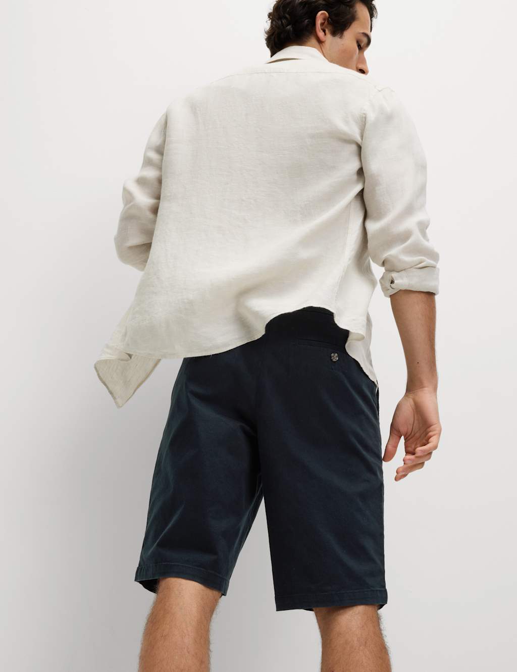 شلوار کتان پسرانه 27591 سایز 6 تا 14 سال مارک M&S
