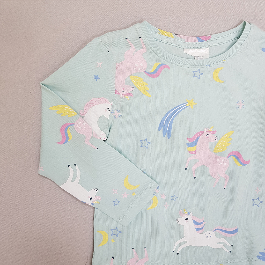 ست دخترانه 27419 سایز 2 تا 8 سال مارک H&M   *