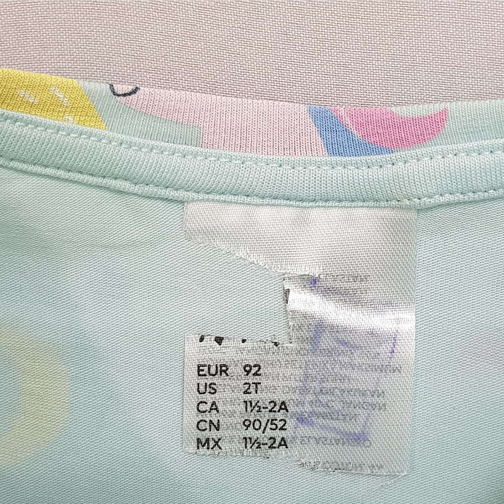 ست دخترانه 27419 سایز 2 تا 8 سال مارک H&M   *