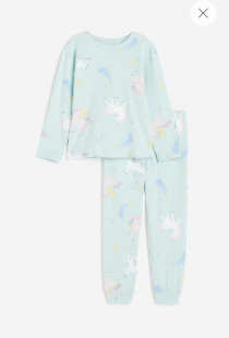 ست دخترانه 27419 سایز 2 تا 8 سال مارک H&M   *