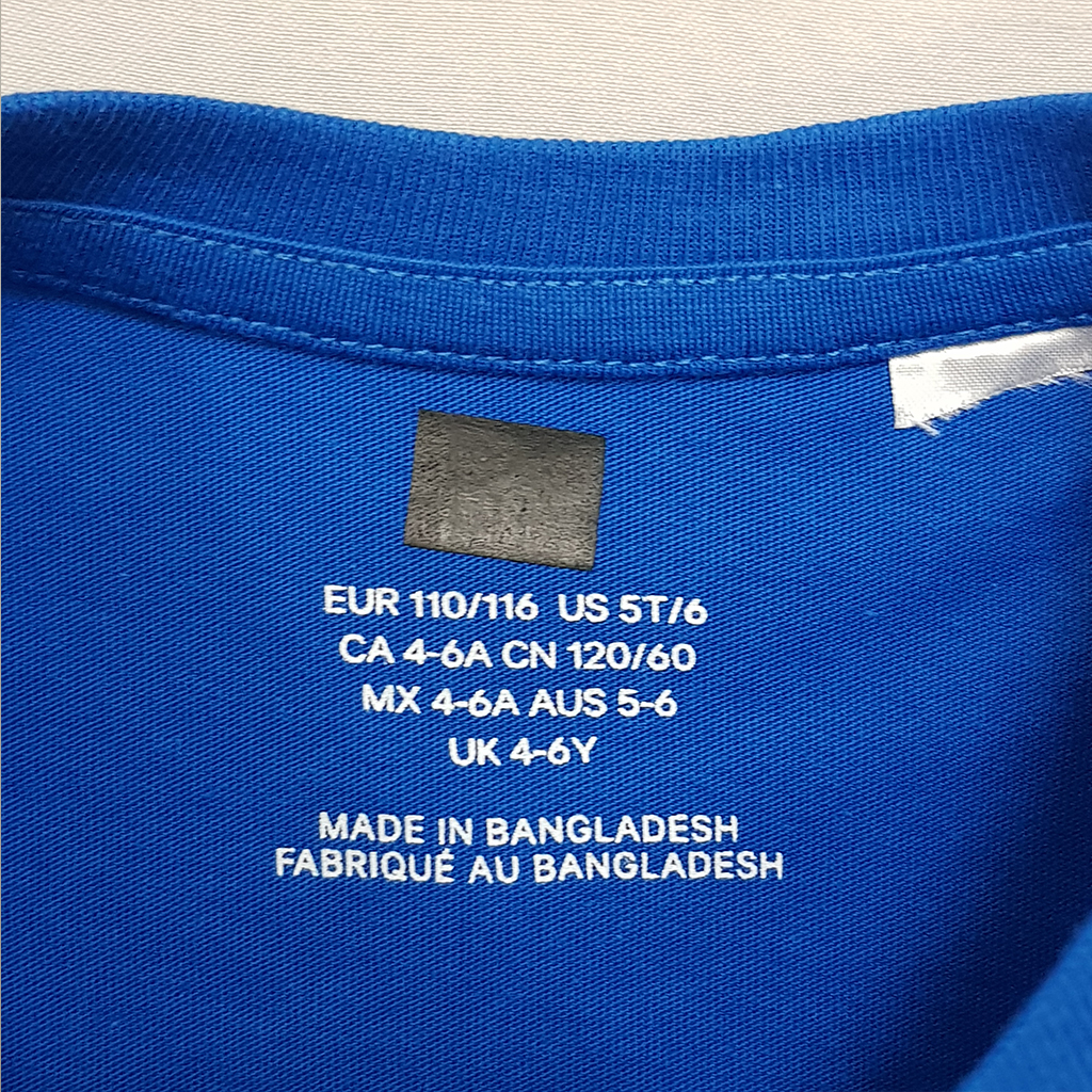 تی شرت پسرانه 27329 سایز 3 تا 10 سال مارک H&M