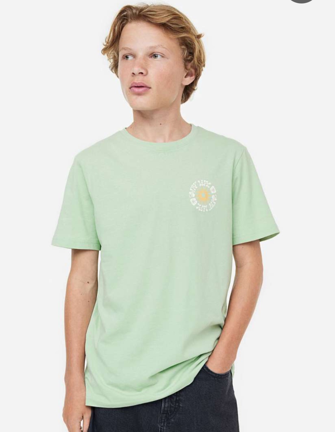 تی شرت پسرانه 27213 سایز 9 تا 15 سال کد 1 مارک H&M