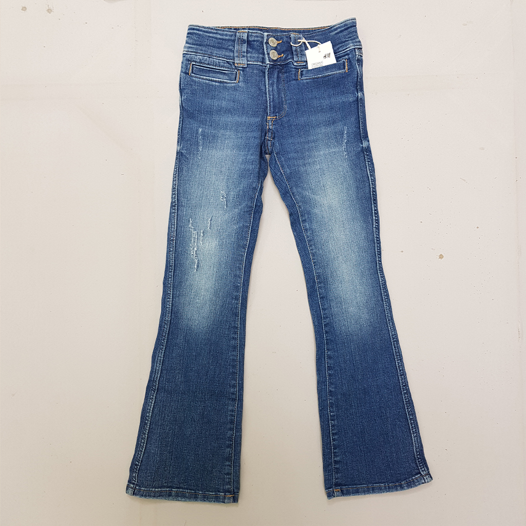 شلوار بوت کات دخترانه 27533 سایز 8 تا 15 سال مارک H&M