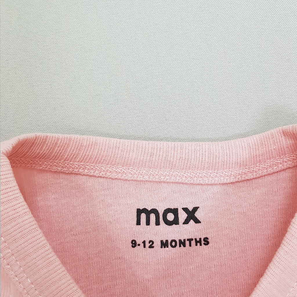 بادی دخترانه 27565 سایز بدوتولد تا 24 ماه کد 3 مارک MAX