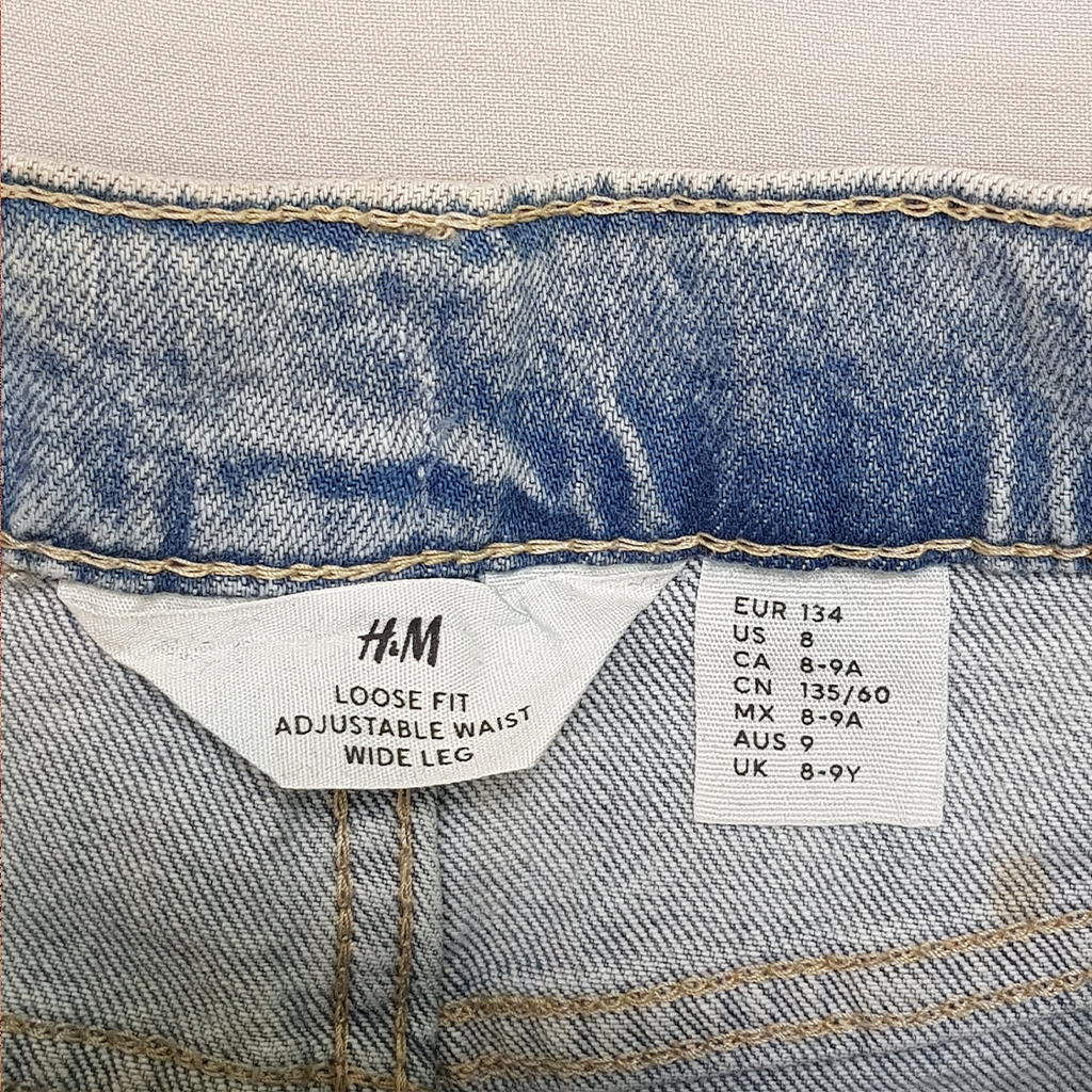 شلوار جینز دخترانه 27556 سایز 8 تا 15 سال مارک H&M   *