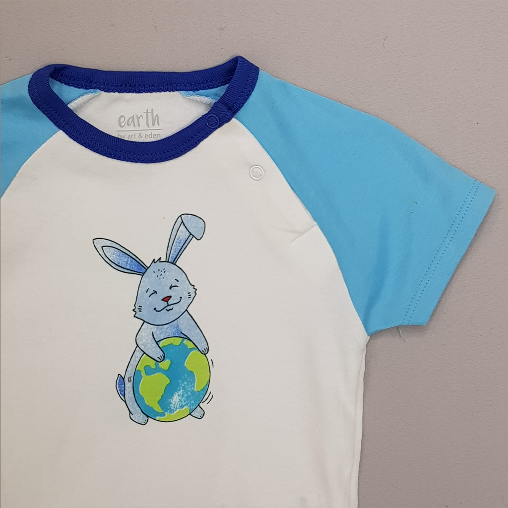 بادی پسرانه 27125 سایز بدوتولد تا 24 ماه کد 10 مارک earth   *