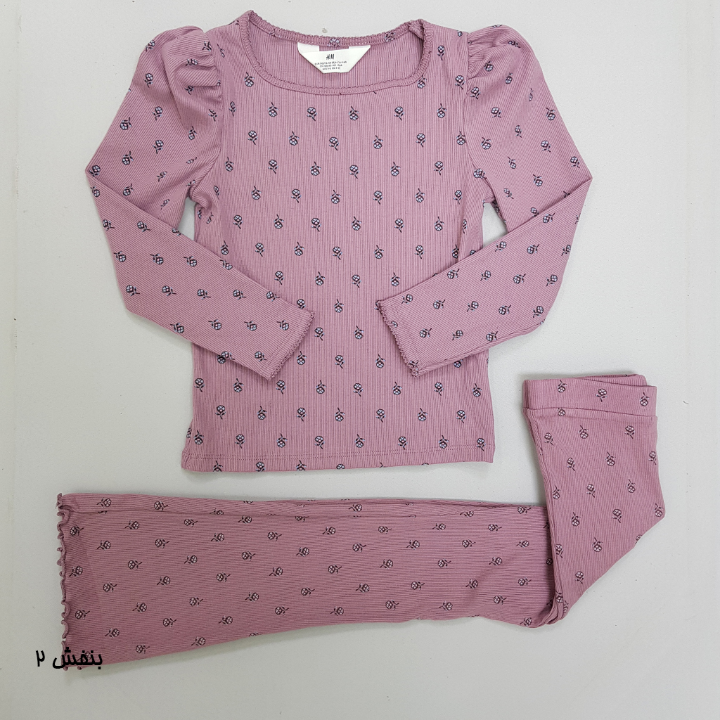 ست دخترانه 27573 سایز 1.5 تا 10 سال مارک H&M