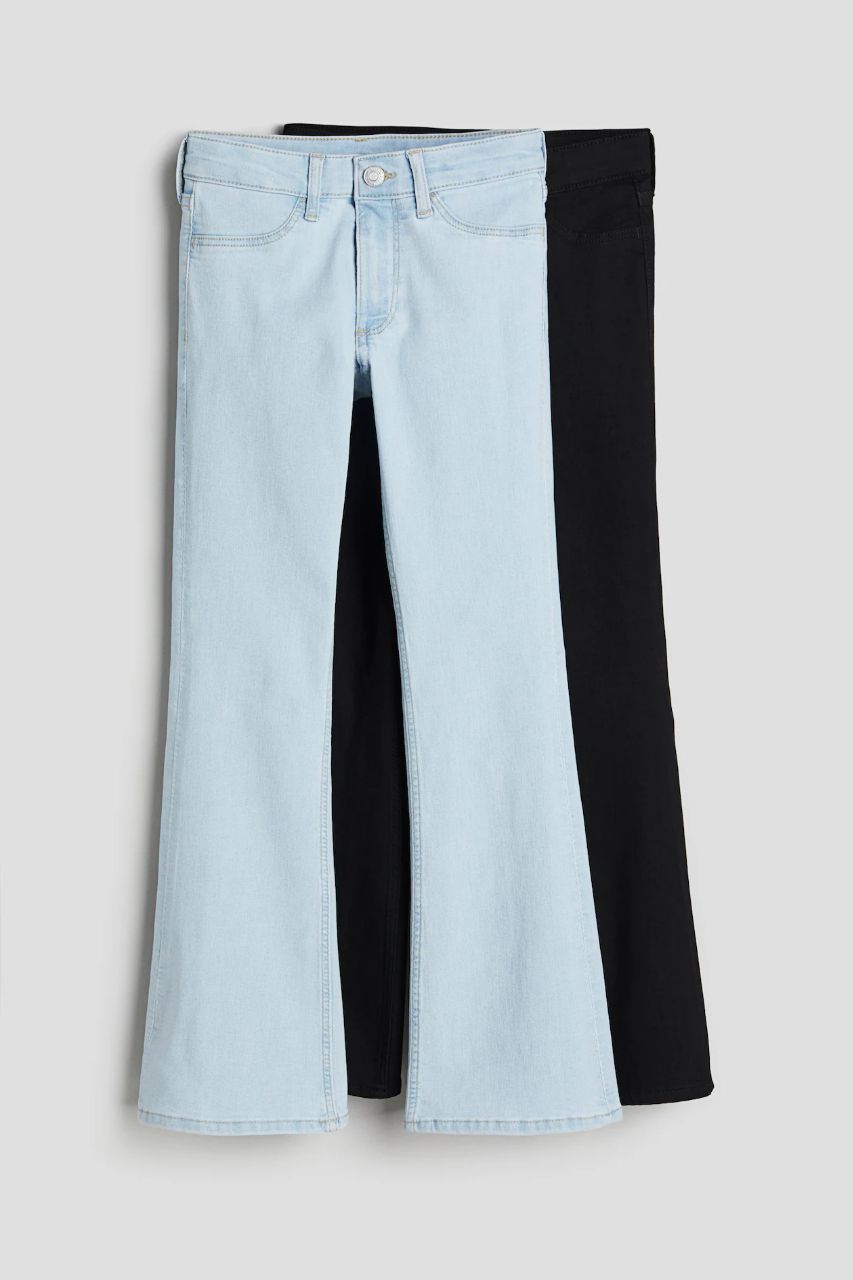 شلوار بوت کات دخترانه 27424 سایز 8 تا 15 سال مارک H&M