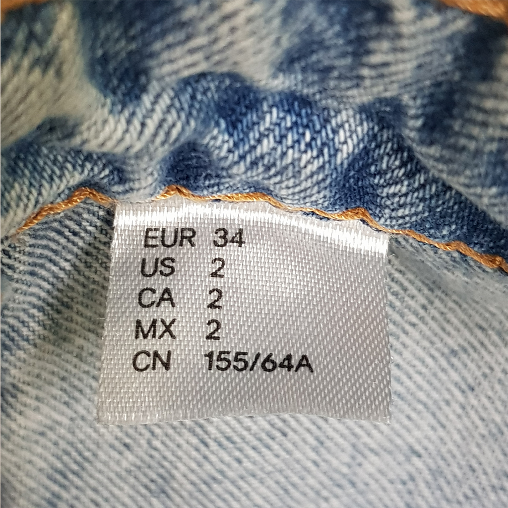 شلوار جینز زنانه 27655 سایز 32 تا 50 مارک H&M