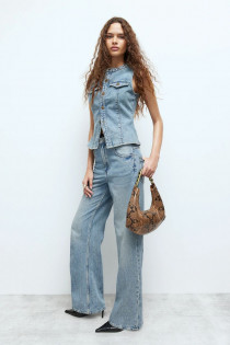 شلوار جینز زنانه 27655 سایز 32 تا 50 مارک H&M