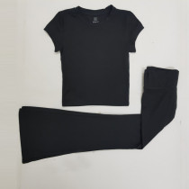 ست کراپ و شلوار دخترانه 27431 سایز 8 تا 15 سال مارک H&M