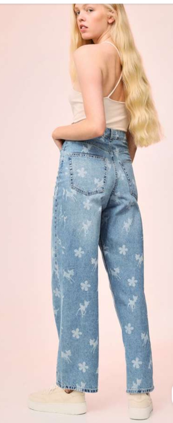شلوار جینز زنانه 27641 سایز 32 تا 44 مارک H&M
