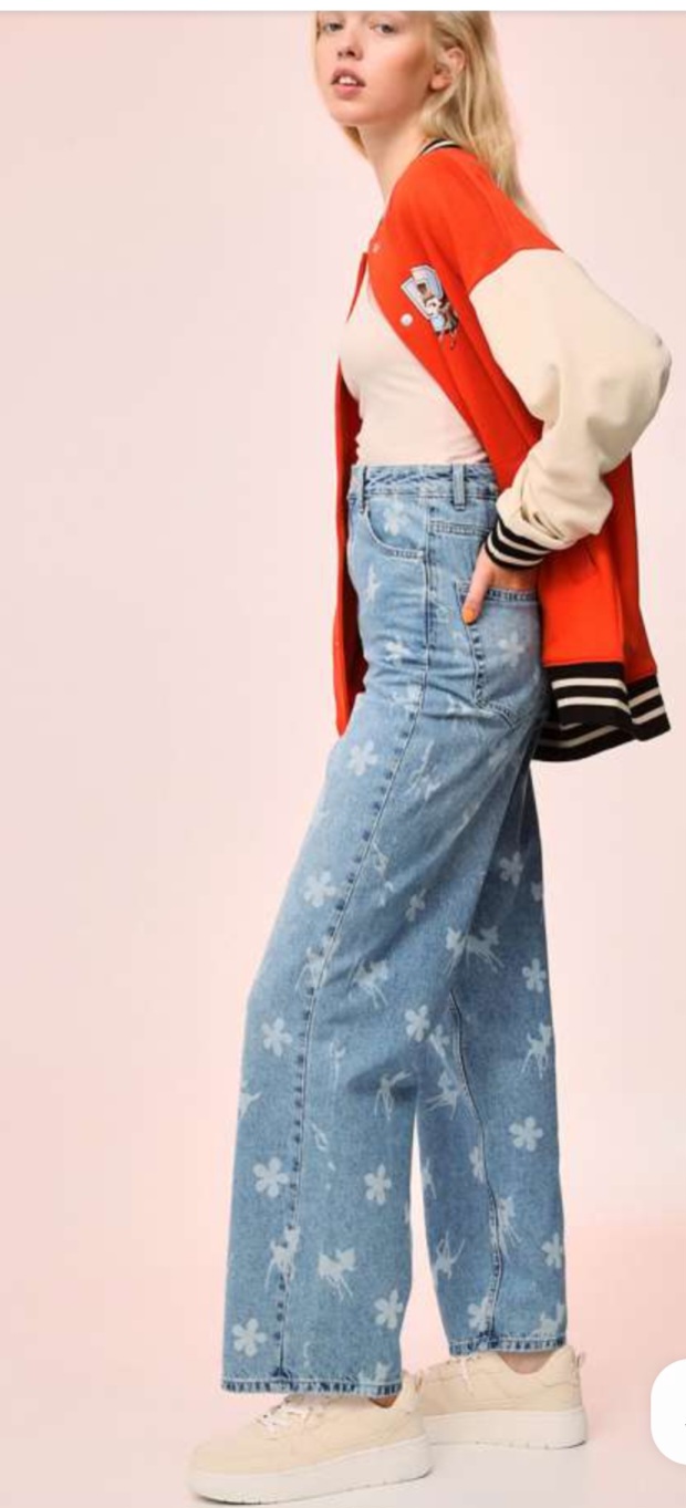 شلوار جینز زنانه 27641 سایز 32 تا 44 مارک H&M