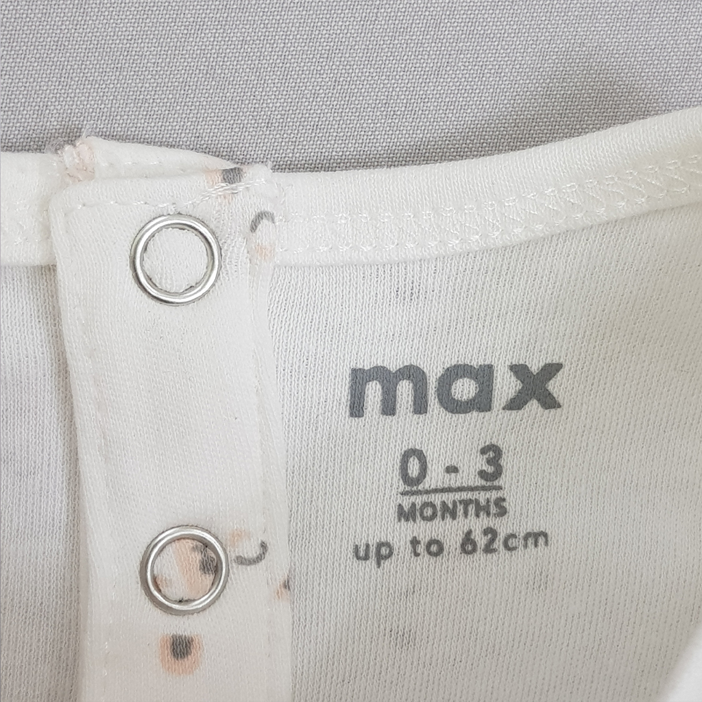 بادی دخترانه 27565 سایز بدوتولد تا 24 ماه کد 4 مارک Max