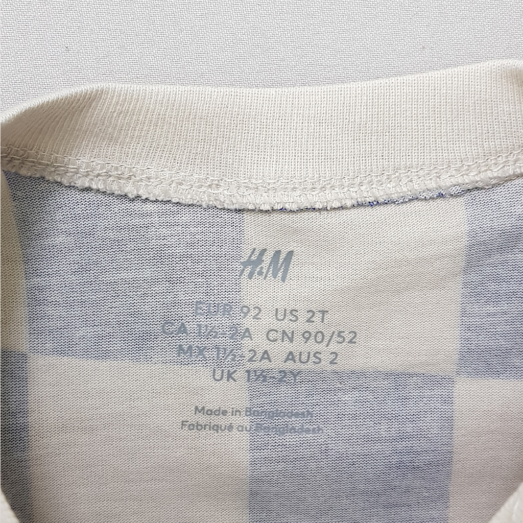 تی شرت پسرانه 27331 سایز 1.5 تا 10 سال مارک H&M   *