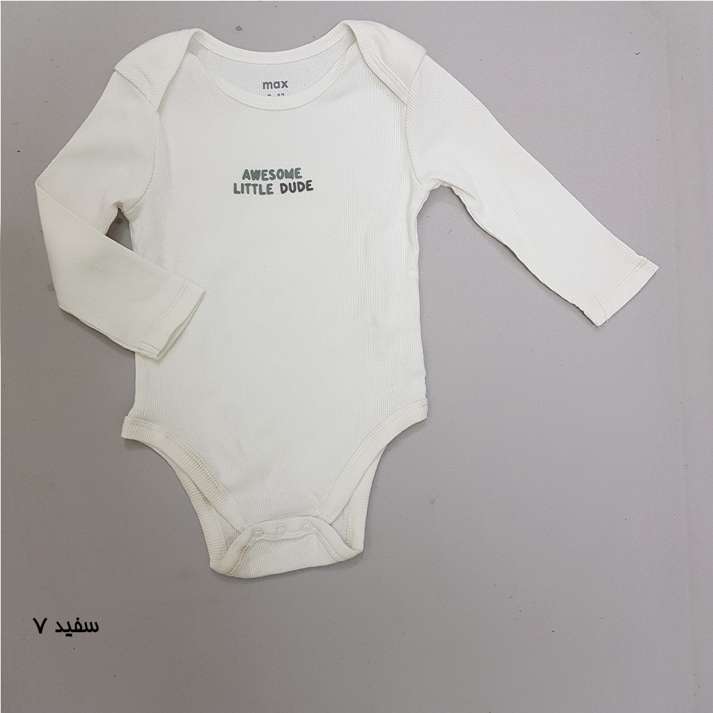 بادی دخترانه 27565 سایز 3 تا 18 ماه کد 5 مارک MAX