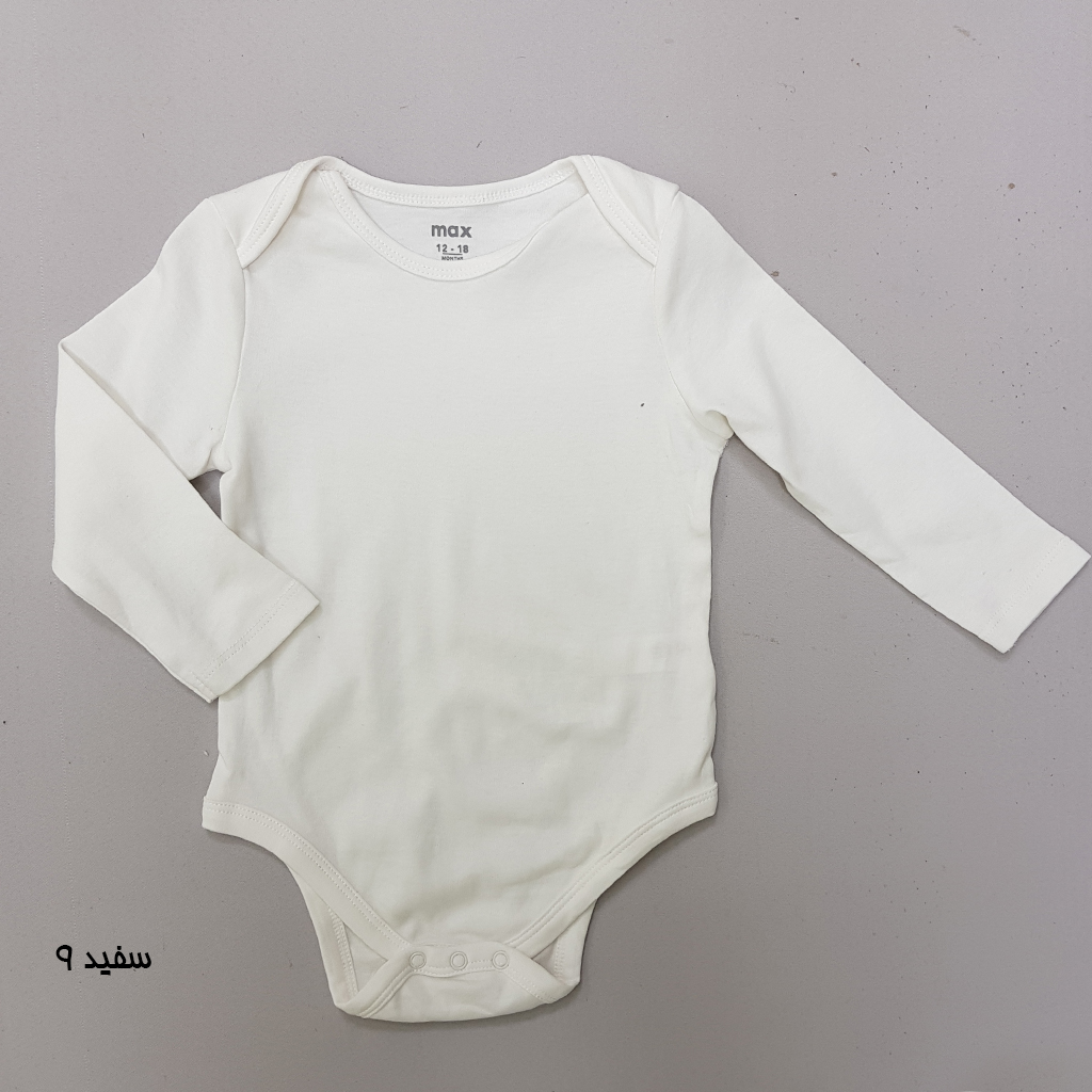 بادی دخترانه 27565 سایز 3 تا 18 ماه کد 5 مارک MAX