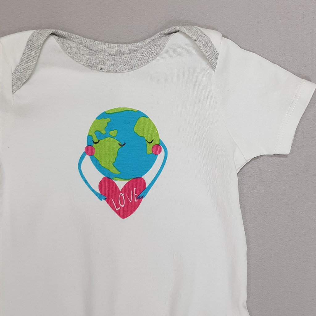 بادی دخترانه 27125 سایز بدوتولد تا 24 ماه کد 15 مارک earth