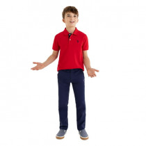 تی شرت یقه دار پسرانه 27612 سایز 4 تا 18 سال مارک US POLO