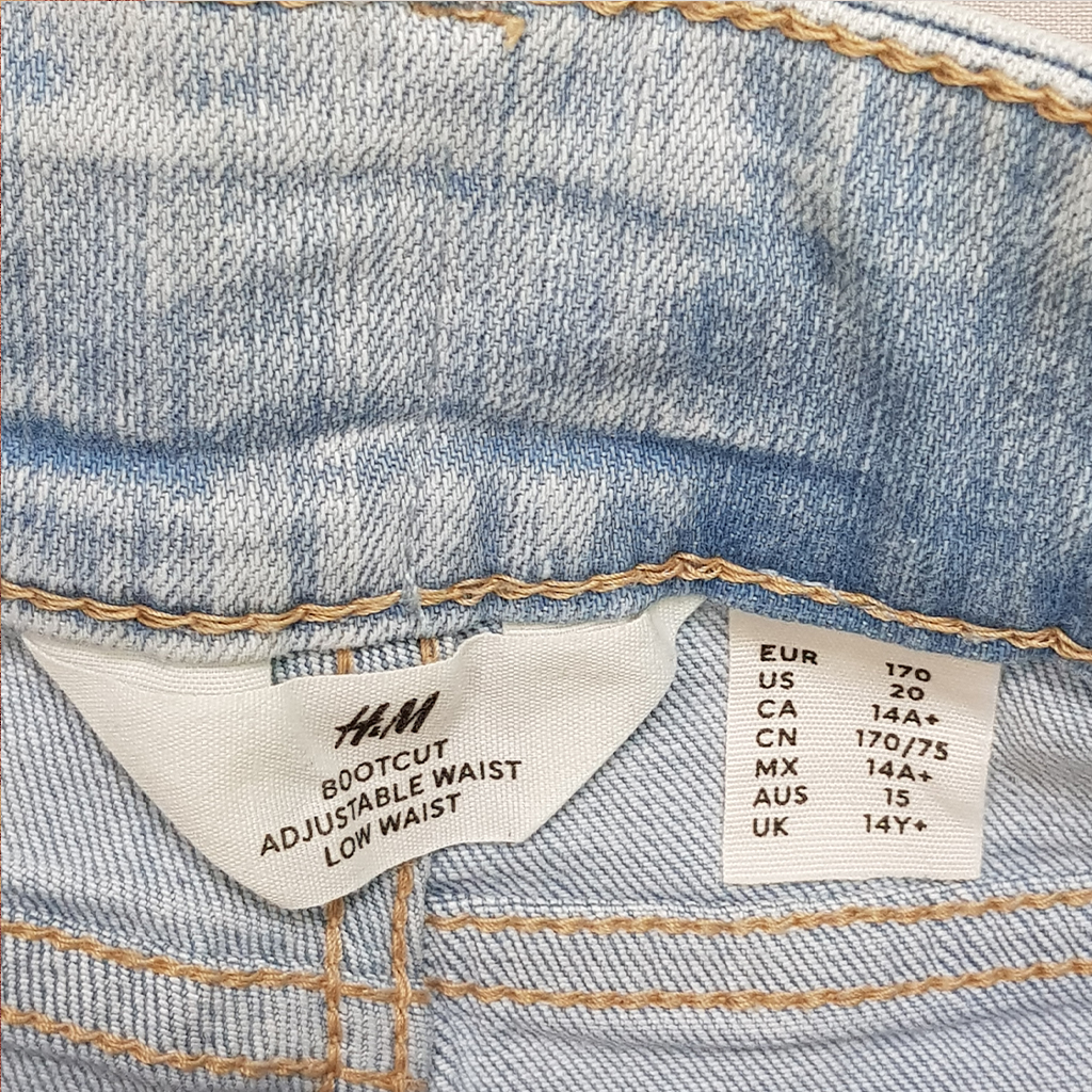 شلوار بوت کات دخترانه 27534 سایز 9 تا 14 سال مارک H&M   *