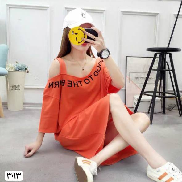تیشرت اسپرت نخ پنبه زنانه کد 417182