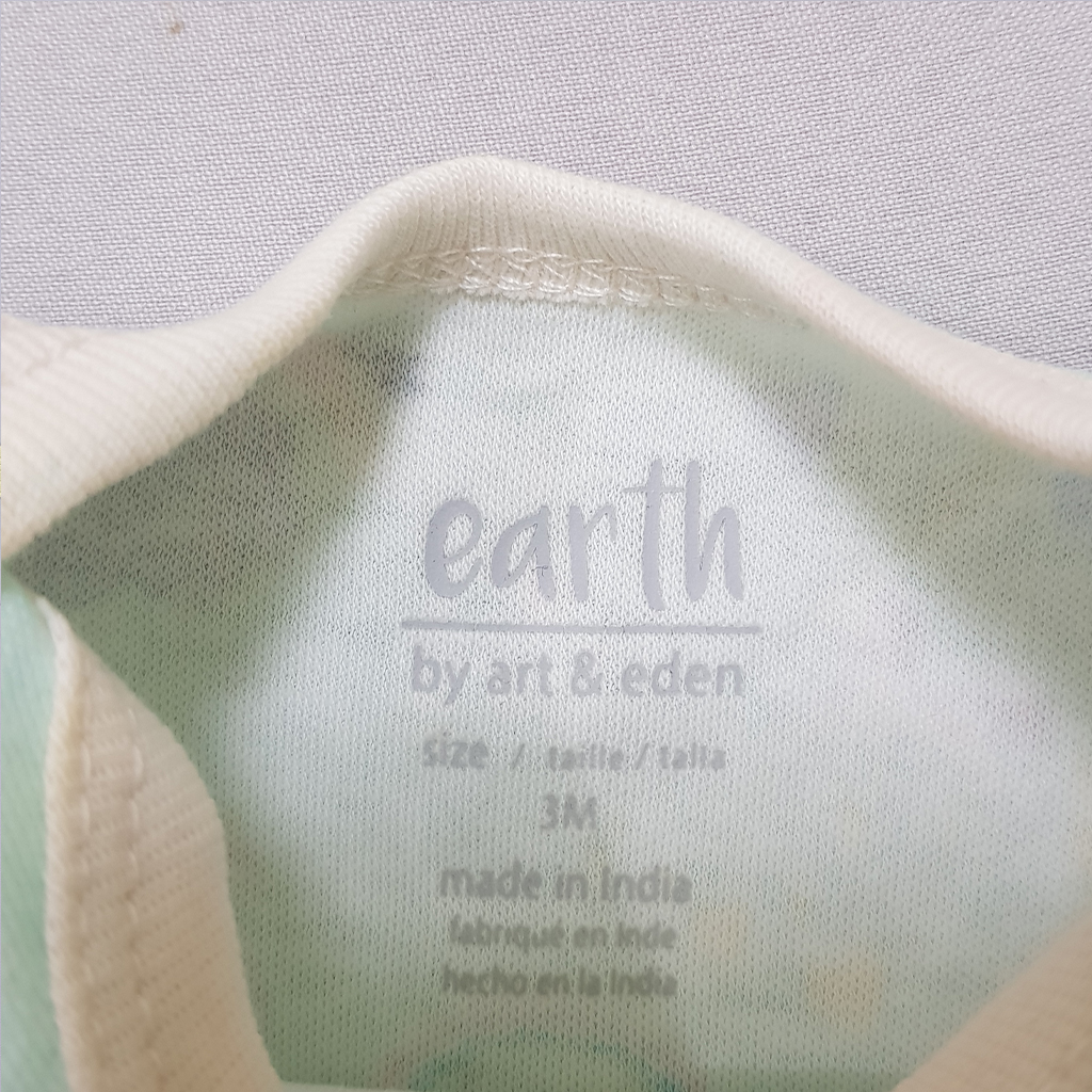 بادی دخترانه 27125 سایز بدوتولد تا 12 ماه کد 14 مارک earth