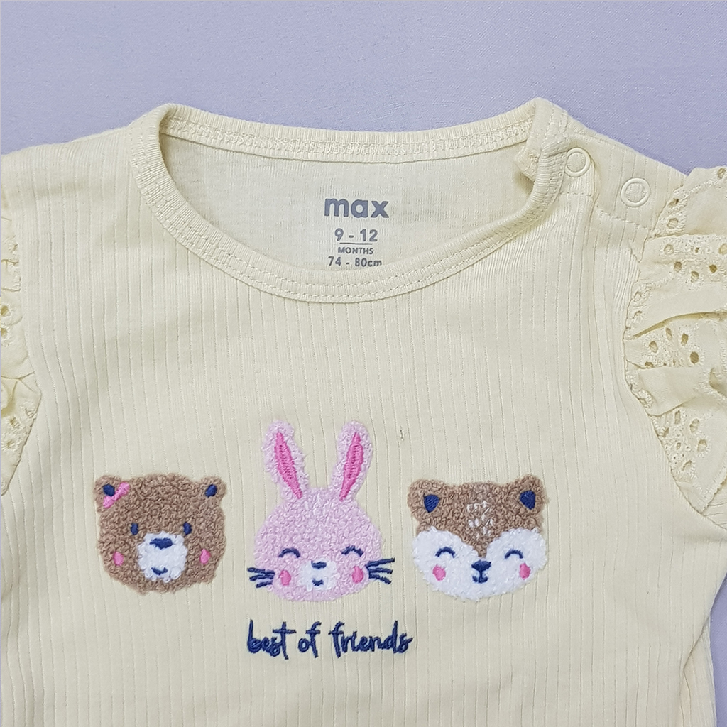 بادی بچگانه 27565 سایز بدوتولد تا 18 ماه کد 6 مارک MAX   *