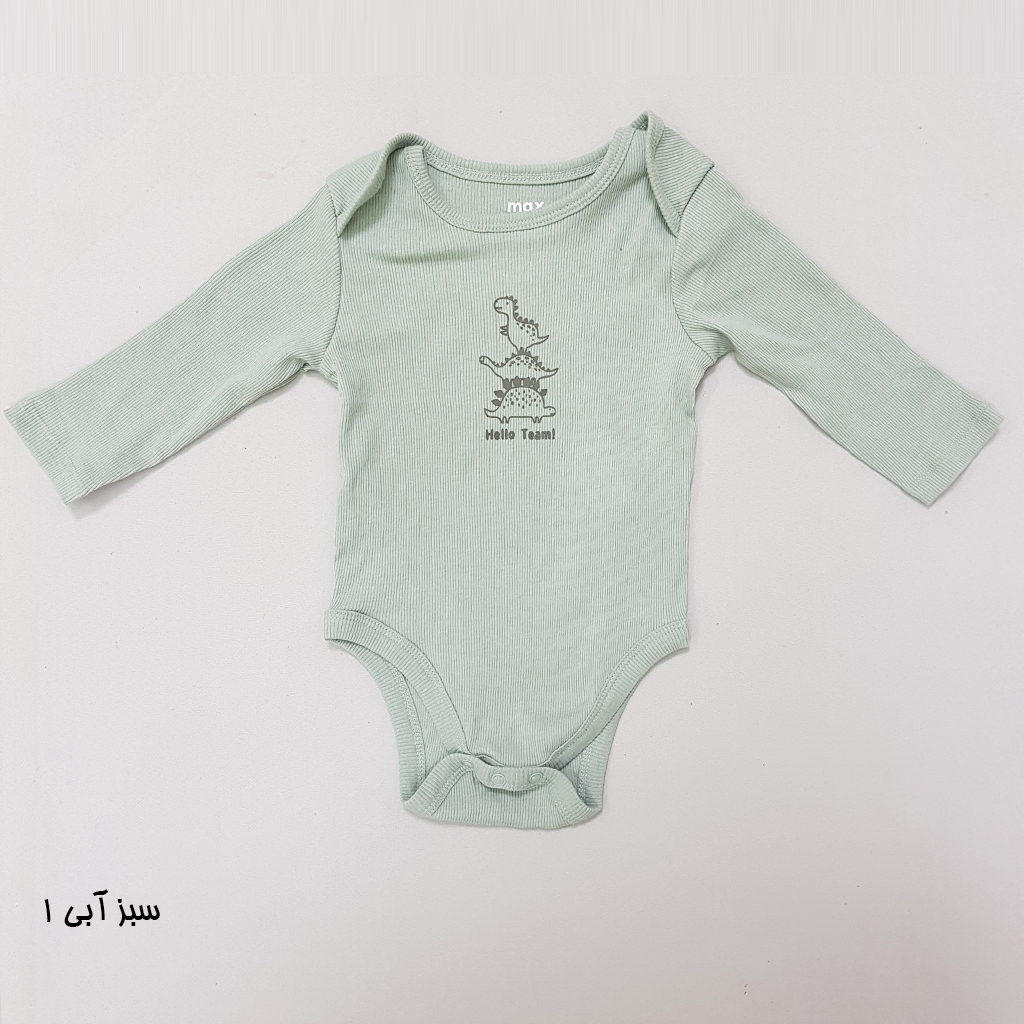 بادی بچگانه 27565 سایز بدوتولد تا 18 ماه کد 6 مارک MAX   *