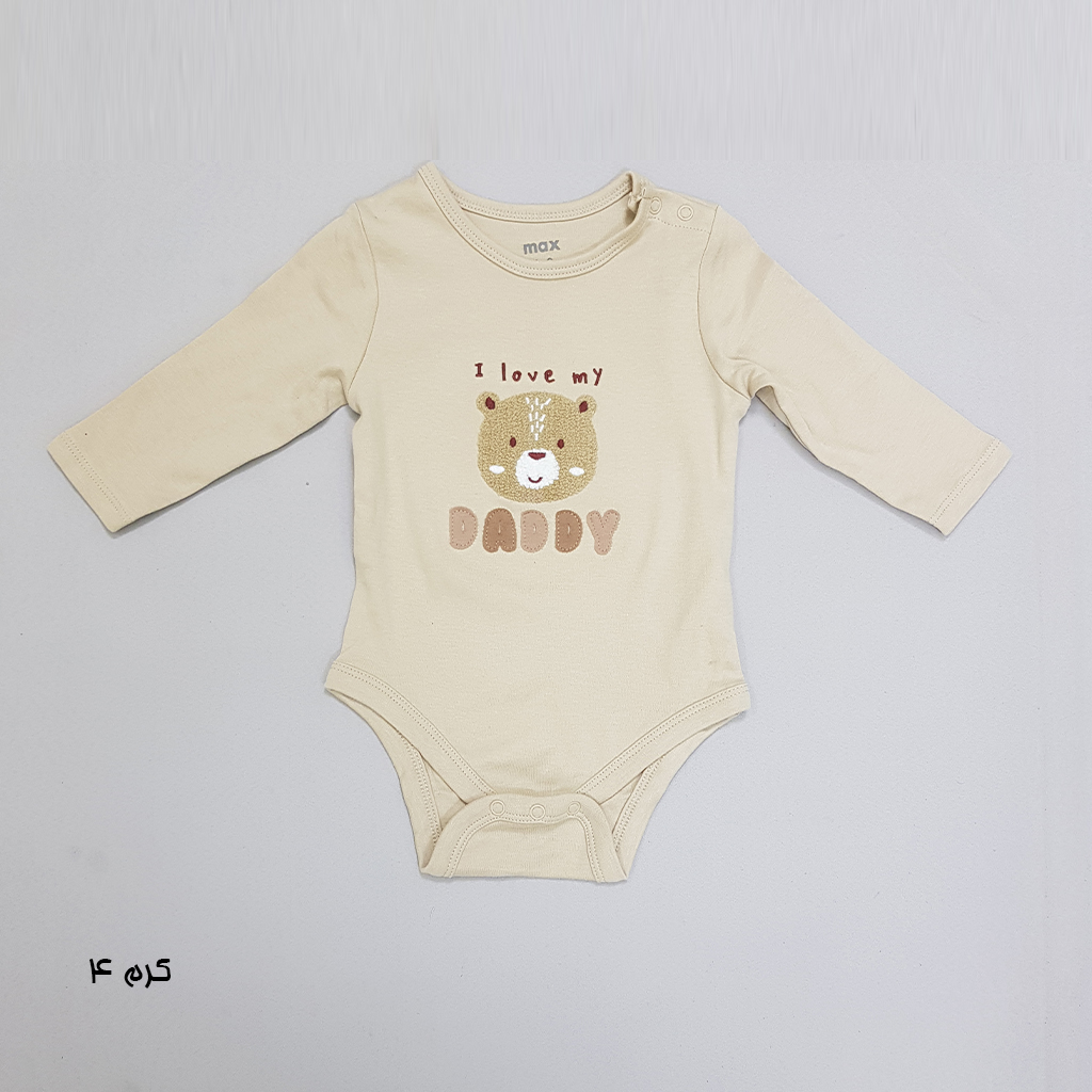 بادی بچگانه 27565 سایز بدوتولد تا 18 ماه کد 6 مارک MAX   *