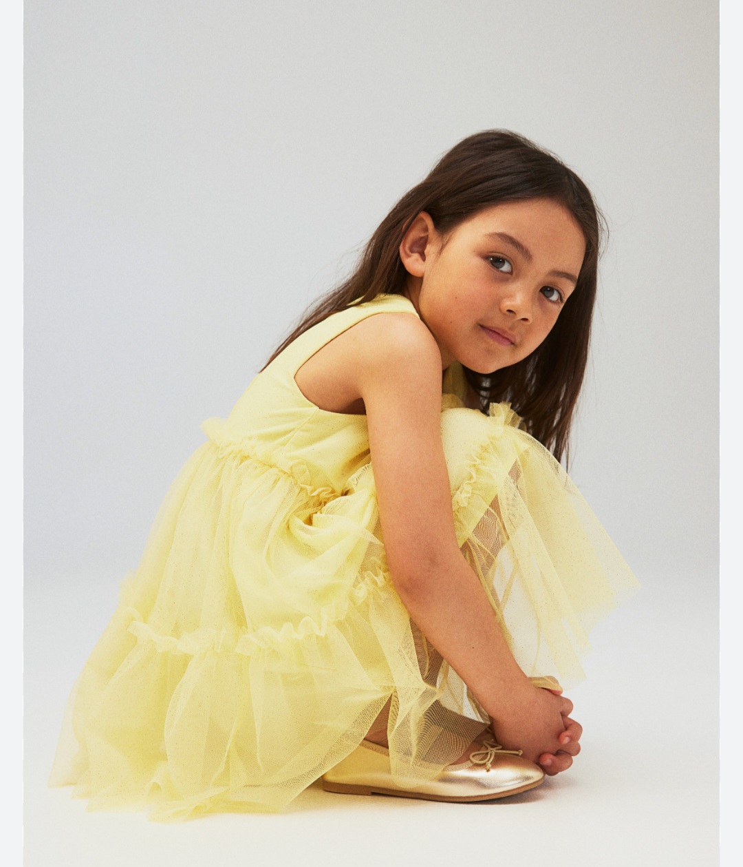 سارافون دخترانه 27715 سایز 1.5 تا 12 سال مارک H&M